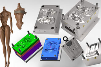 diy injection mold resin sla plastic silicone mould dfm product design mold stl