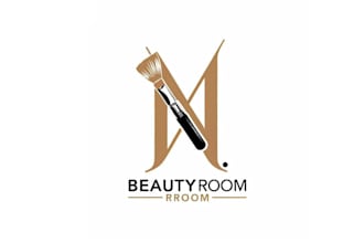 design attractive genius makeup artist logo