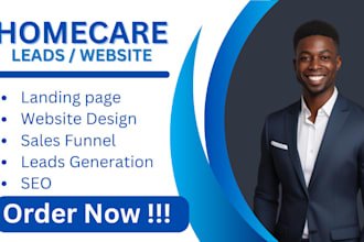 homecare website healthcare staffing agency website homecare website design