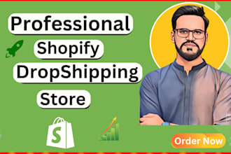 create shopify website, design dropshipping store, redesign shopify store