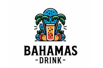 design unique eye catching drink logo