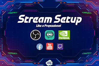 setup obs or streamlabs for streaming and recording