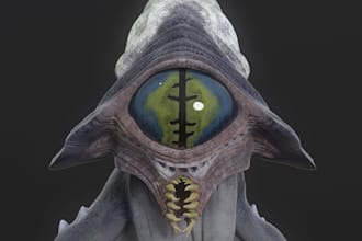 create high quality 3d creatures models