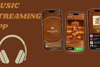 develop music streaming app, music app, streaming website
