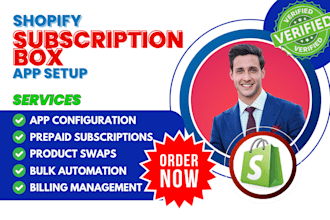 setup shopify subscription box appstle seal loop bold subify recharge casa