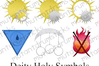 draw faction and god symbols for dnd