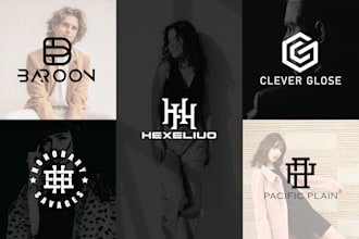 design fashion clothing brand urban streetwear initial letters monogram logo