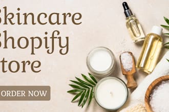 design skincare shopify store skincare website skincare shopify