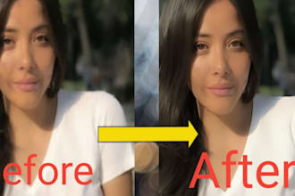 skin retouch edit fashion model portrait photo