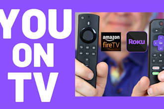 develop roku channel, amazon tv channel, apple tv for your games app