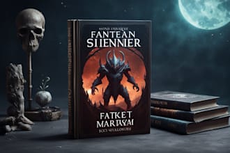 create your fantasy, horror, science fiction book cover