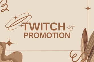 do twitch channel promotion to grow followers and viewers