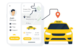 develop taxi booking app uber turo carpooling app rideshare taxi booking website