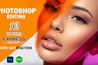 do any photoshop editing, add or remove object within 12 hrs