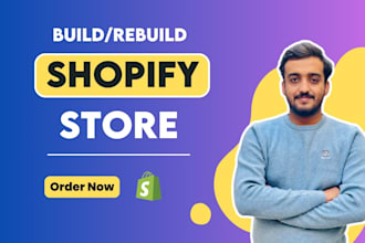 build a high converting shopify store or custom shopify website