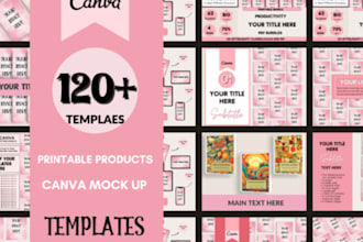 design canva ebook, canva templates, etsy digital products seo, product mockup
