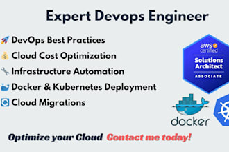 be your expert devops engineer and certified aws solutions architect