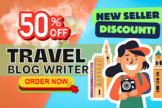 write travel blogs, SEO friendly, high ranking on serp