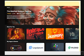 develop iptv player for android TV and amazon fire TV