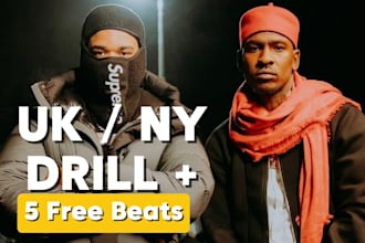 produce a custom sample drill beat
