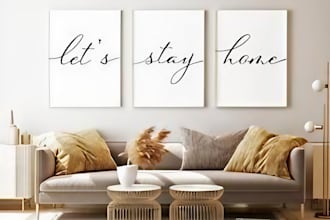 etsy create wall art mockup for your store to increase  sales