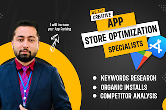 do game, app aso with optimized keywords for ios or android