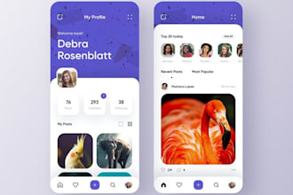 build a social media app with chat and user profile system, admin panel