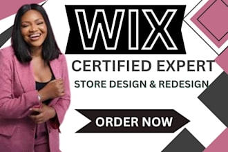 design wix website, redesign wix website, wix online store