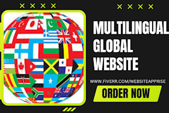 build multilingual cross language bilingual translation ready global website
