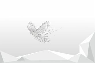 create a geometric animal logo in 3 hours