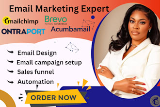 do acumbamail ontraport mailchimp and brevo email marketing campaign set up
