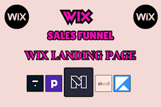 create wix sales funnel wix ecommerce website wix landing page
