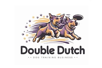 design sustainability dog training business logo