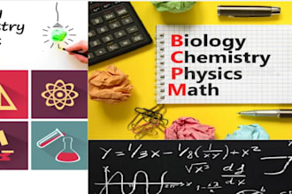 tutor of chemistry, biology, physics, and mathematics