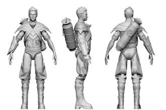 create 3d adult toy in zbrush, cut and key model, miniature, stl for 3d printing
