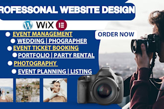 photography website photographer portfolio wedding photography booking website