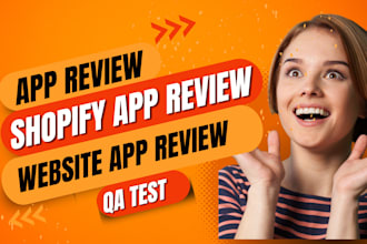 review your shopify app review web app QA testing with US stores