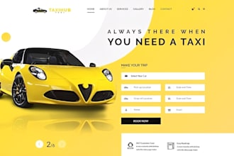 taxi booking website, taxi website, chauffeur limousine taxi booking website