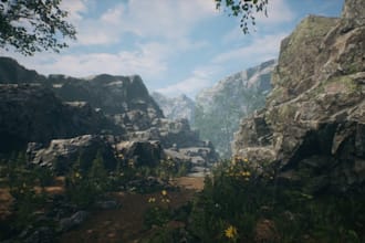 do unreal engine level, environment and lighting design