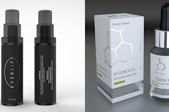 do cosmetic feminine logo and product design 24 hours