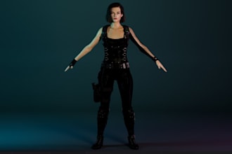 make 3d human model, realistic texture, rig and animate nsfw,ue5 metahuman model