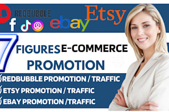boost redbubble sales shop promotion drive redbubble traffic etsy ebay sales seo
