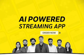 develop ai live streaming app music streaming app agora video streaming website