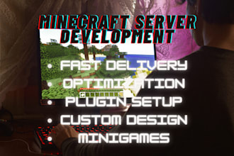 develop minecraft server for you