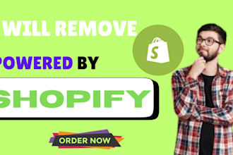 remove powered by shopify in your shopify store theme footer