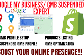 setup create google my business profile reinstate and fix suspended gmb profile