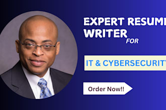 be your professional resume, CV writer for IT, cybersecurity, tech sales roles