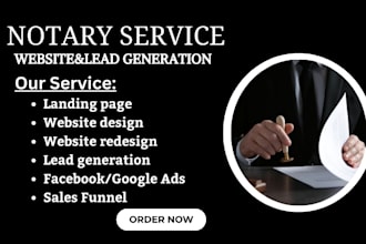 design notary website lawyer website law firm, attorney website legal leads