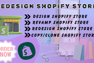 copy, clone, duplicate and redesign shopify store