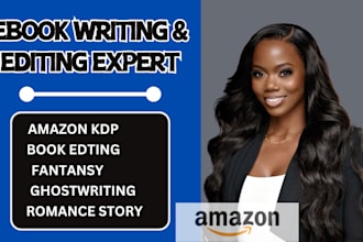 ghostwrite edit and format ebook fantasy romance book novel short stories